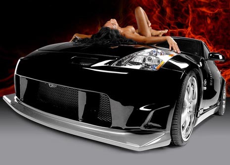 wallpaper hot car. Model On Car Wallpaper
