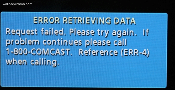 Most common XFINITY On Demand error codes