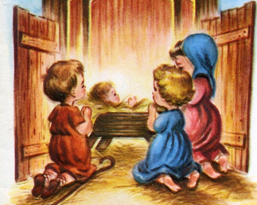 christmas nativity clipart vintage - photo #45