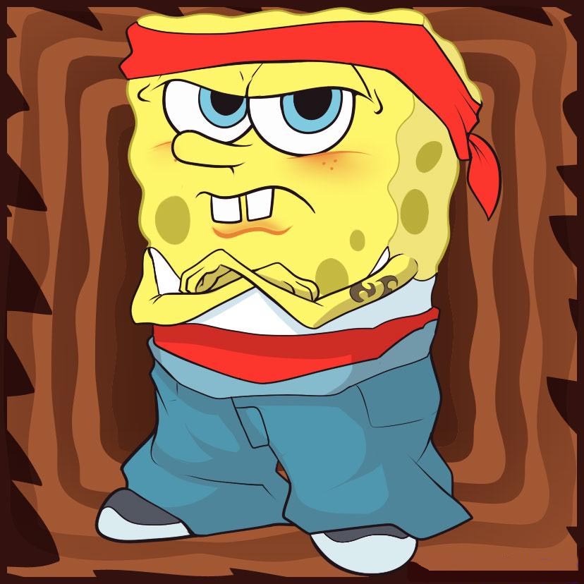 gangster wallpaper. Spongebob Gangster Wallpaper