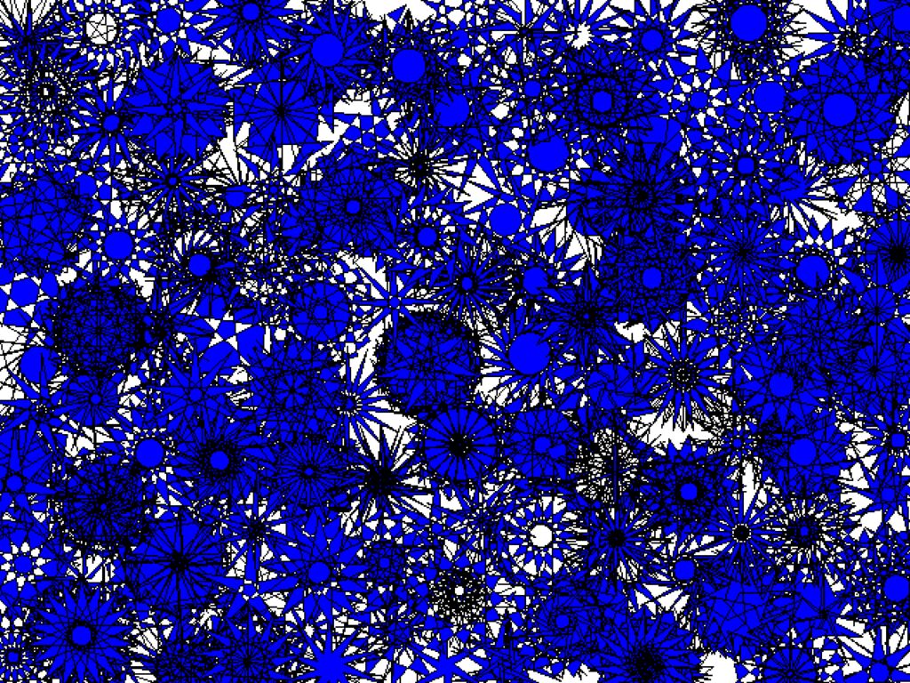Blue Flakes In Flakes Wallpaper