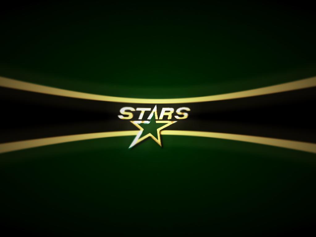 Dallas Stars Dark Green With Star Wallpaper