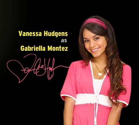 <br>Vannessa Hudgens as Gabriella Montez