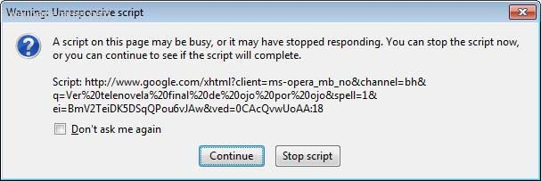 prevent unresponsive script firefox prevent unresponsive script firefox