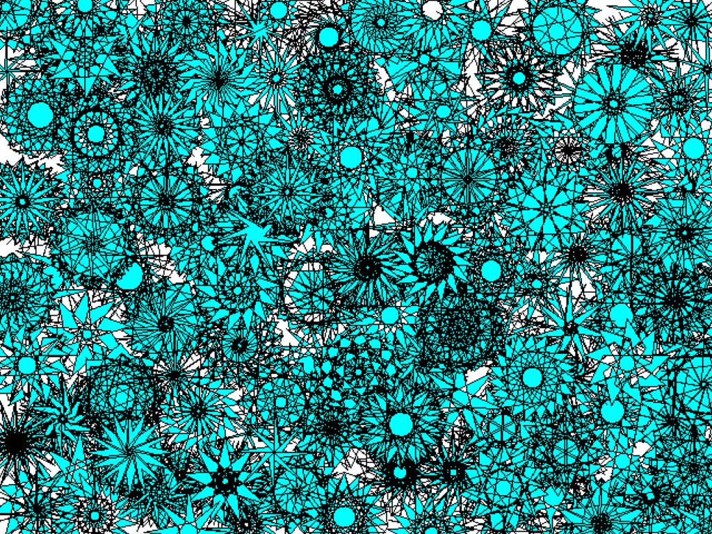 Aqua Flakes In Flakes Wallpaper