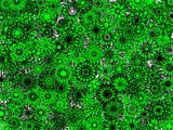 Green Flakes In Flakes Wallpaper