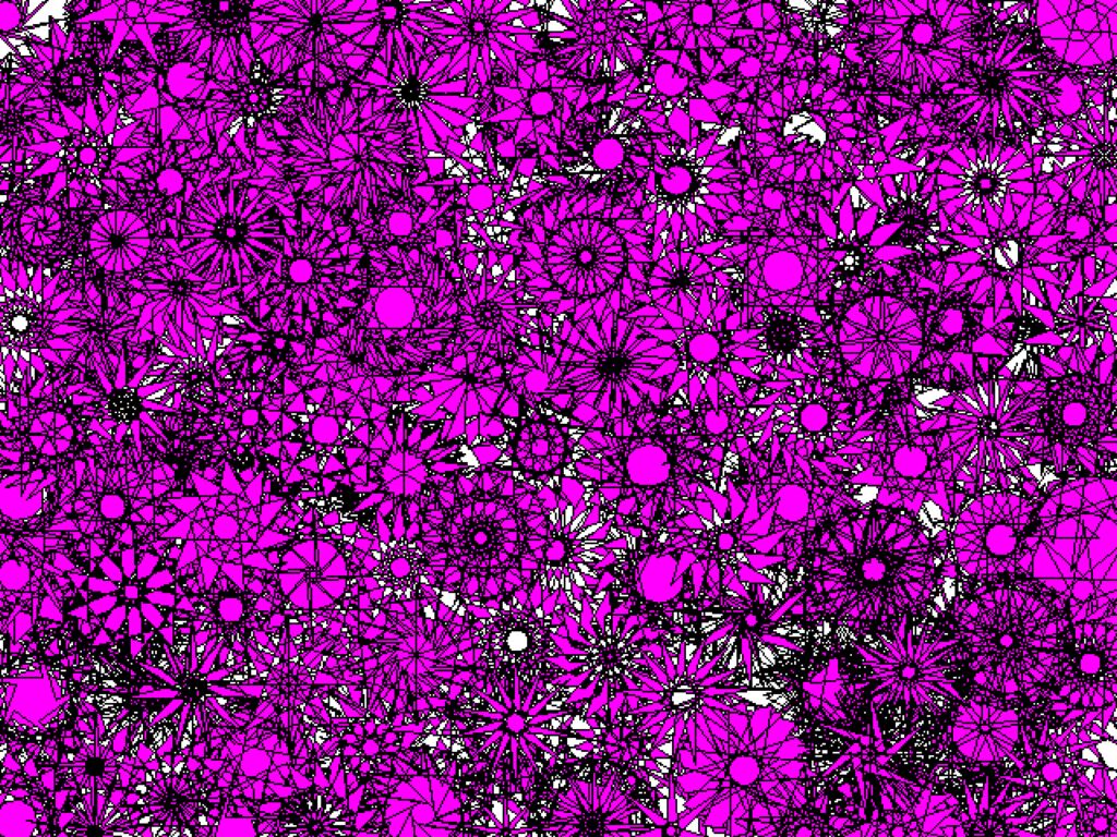 Hot Pink Flakes In Flakes Wallpaper