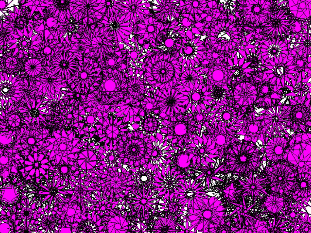 Hot Pink Flakes In Flakes Wallpaper