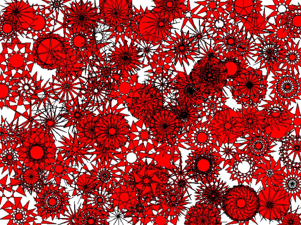Red Flakes In Flakes Wallpaper