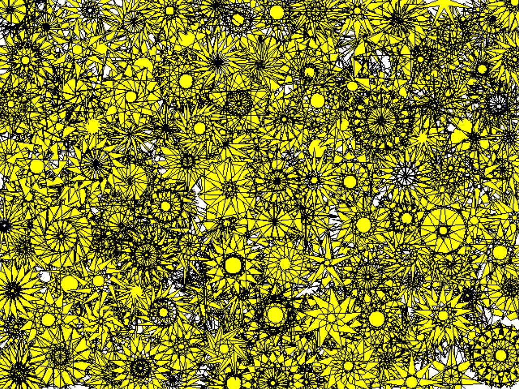 Yellow Flakes In Flakes Wallpaper