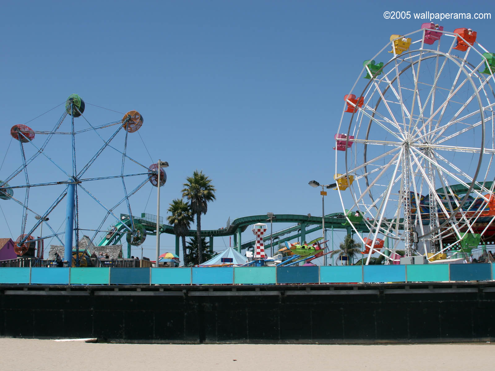 Carnival Boardwalk Wallpaper