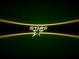 Dallas Stars Dark Green With Star Wallpaper
